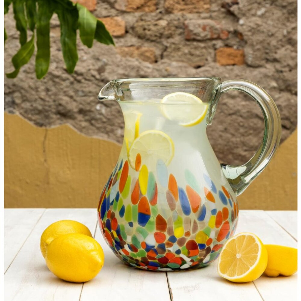 Confetti Glass Pitcher - NEW in Box - So Cute!